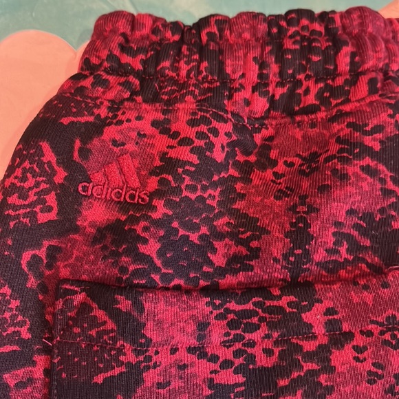 NWT ADIDAS x IVY PARK cherry snakeskin jogger sweat pants size S/M - Picture 9 of 14